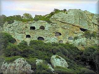 The necropolis of Calas Covas, for a few years. has had residents, young people from the Iberian peninsula and Europe lived in caves during summer, so now all the caves are closed all entrances. The cove has two beaches in low-value tourism, but for that very reason are highly valued by nudists who gave fame to Calas Covas amid world